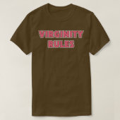 T-shirt Virginity Rules Virginity (Design devant)