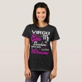 T-shirt Virgo Girl. Astrologie Zodiaque d'Aquarius (Devant entier)