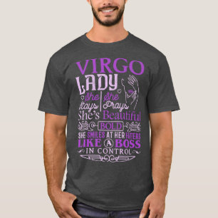T-shirt Virgo Lady Chemise Astrologie SIGNE Zodiaque Virgo