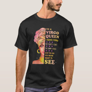 T-shirt Virgo Queens Sont Nés Du 24 Août Au 23 Septembre.