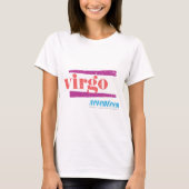 T-shirt Virgo rose (Devant)