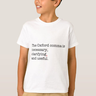 T-shirt Virgule de Pro-Oxford