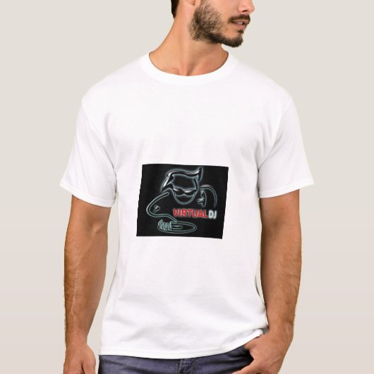 T-shirt Virtual_dj, De J, ELLIOTT (Devant)