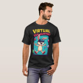 T-shirt Virtual Egg Hunter - Funny Gamer Bunny Vr Easter G (Devant entier)