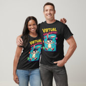 T-shirt Virtual Egg Hunter - Funny Gamer Bunny Vr Easter G (Unisexe)