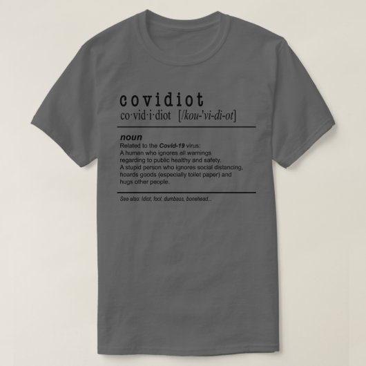 T-shirt Virus CovNoun (Design devant)