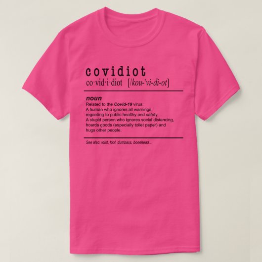 T-shirt Virus CovNoun (Design devant)