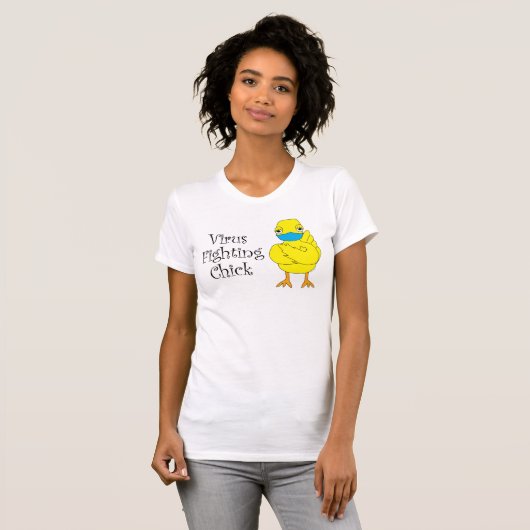 T-shirt Virus Fighting Chick (Devant entier)