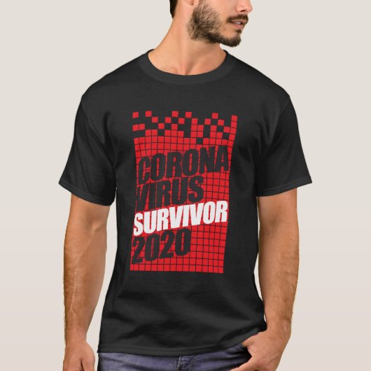T-shirt Virus Survivor 2020 (Devant)