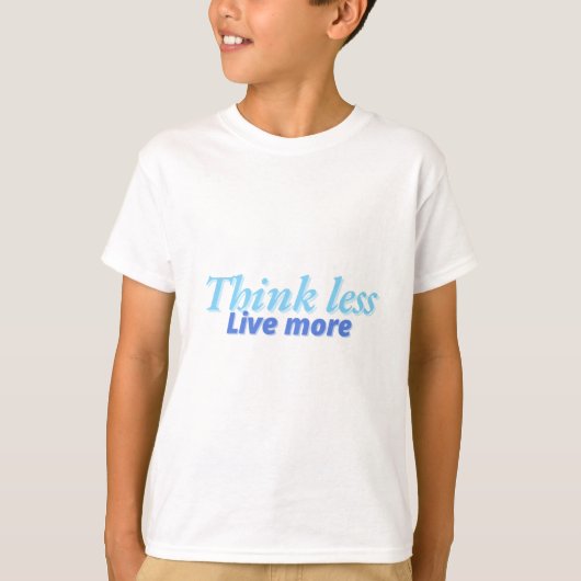 T-shirt Vis Plus, Stress Moins" (Devant)