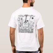 T-shirt visage (Dos)