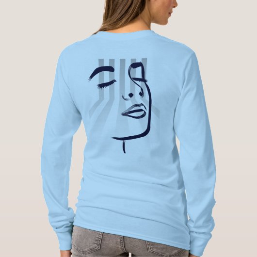 T-shirt visage (Dos)