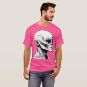 T-shirt Visage Alien (Devant entier)