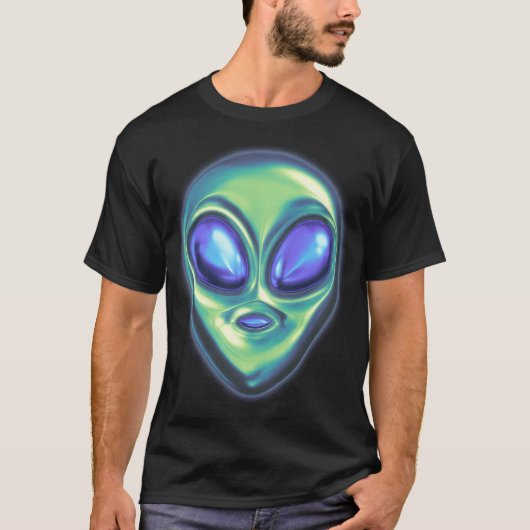 T-shirt Visage Alien (Devant)