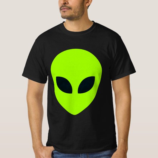 T-SHIRT VISAGE ALIEN (Devant)