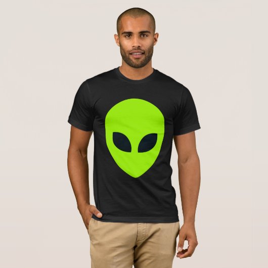 T-SHIRT VISAGE ALIEN (Devant entier)