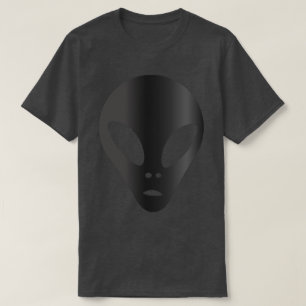 T-shirt Visage Alien - Les Gris