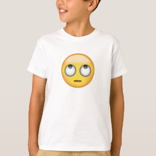 T-shirt Visage avec les yeux roulants Emoji