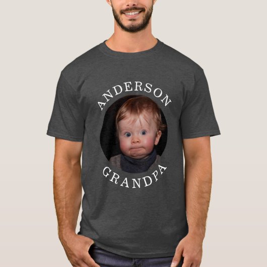 T-shirt Visage bébé moderne visage personnalisé enfant pho (Devant)
