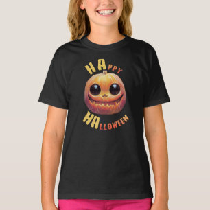 T-shirt Visage citrouille Bonne Halloween