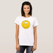 T-shirt Visage Classique Joyeux (Devant entier)