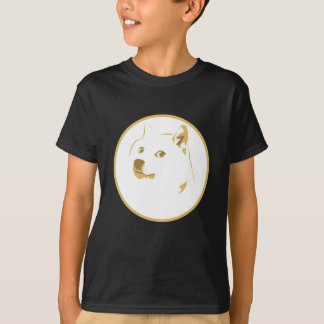 T-shirt Visage coloré et minimal de doge