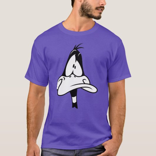 T-shirt Visage confus de DAFFY DUCK™ (Devant)