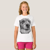 T-shirt Visage d'affection (Devant entier)