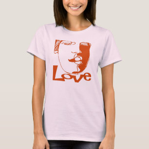 T-shirt Visage d'amour