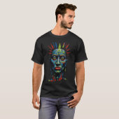 T-shirt Visage dans la forêt (Devant entier)