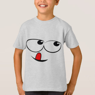 T-shirt Visage de bande dessinée