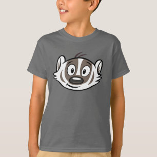 T-shirt Visage de blaireau de boomer du raton laveur de