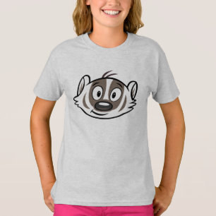 T-shirt Visage de blaireau de boomer du raton laveur de