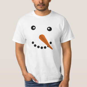 T-shirt Visage de bonhomme de neige