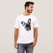 T-shirt Visage de bouledogue français (Devant entier)