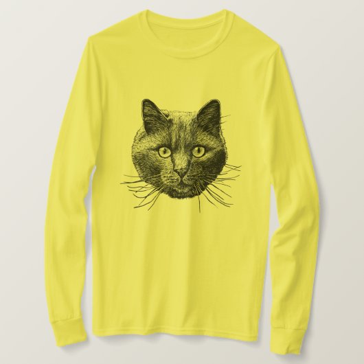 T-shirt Visage de chat (Design devant)
