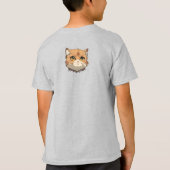 T-shirt Visage de chat d'Anime (Dos)