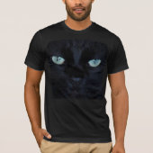 T-shirt - Visage de chat noir (Devant)