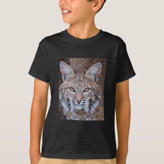 T-shirt Visage de chat sauvage (Devant)