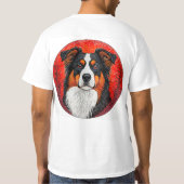 T-shirt Visage de chien mignon (Dos)