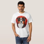 T-shirt Visage de chien mignon (Devant entier)
