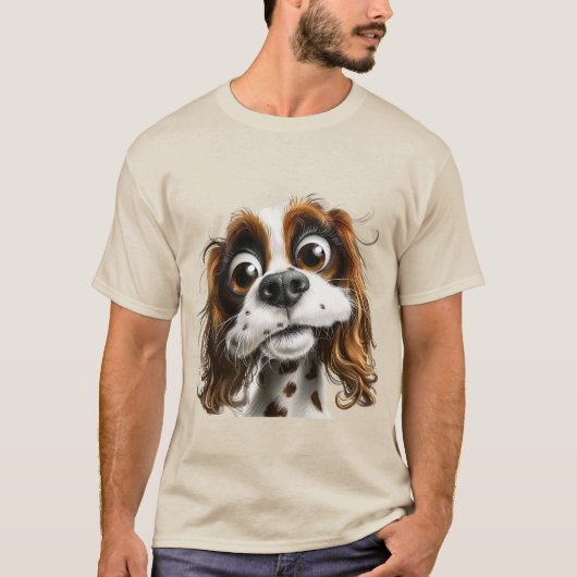 T-shirt Visage de chiot mignon (Devant)