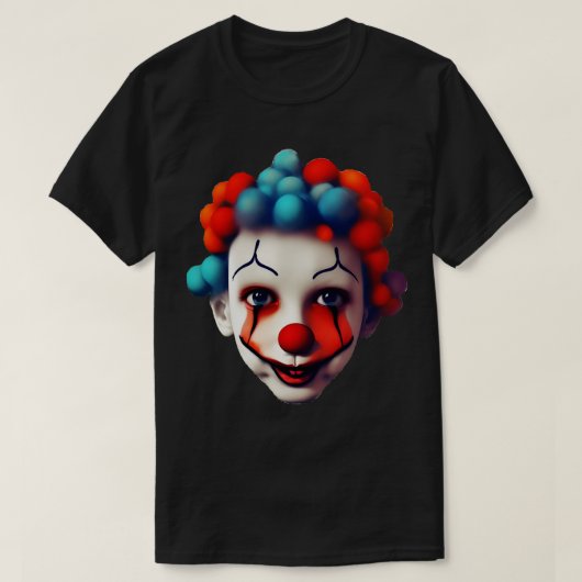 T-shirt visage de clowns (Design devant)