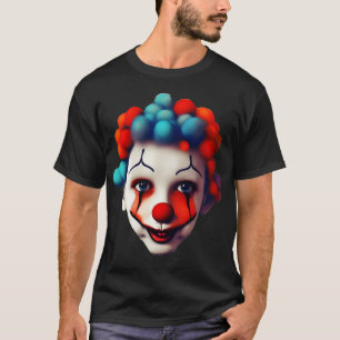 T-shirt visage de clowns