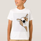 T-shirt Visage de corgi (Devant)