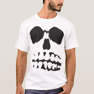 T-shirt Visage de crâne