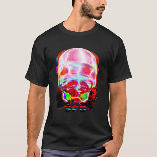 T-shirt Visage de démon dément (Devant)