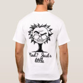 T-shirt Visage de dessin scientifique (Dos)