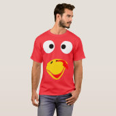 T-SHIRT VISAGE DE DINDE (Devant entier)