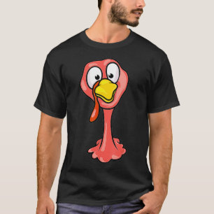T-shirt visage de dinde pour costume de dinde d'action de